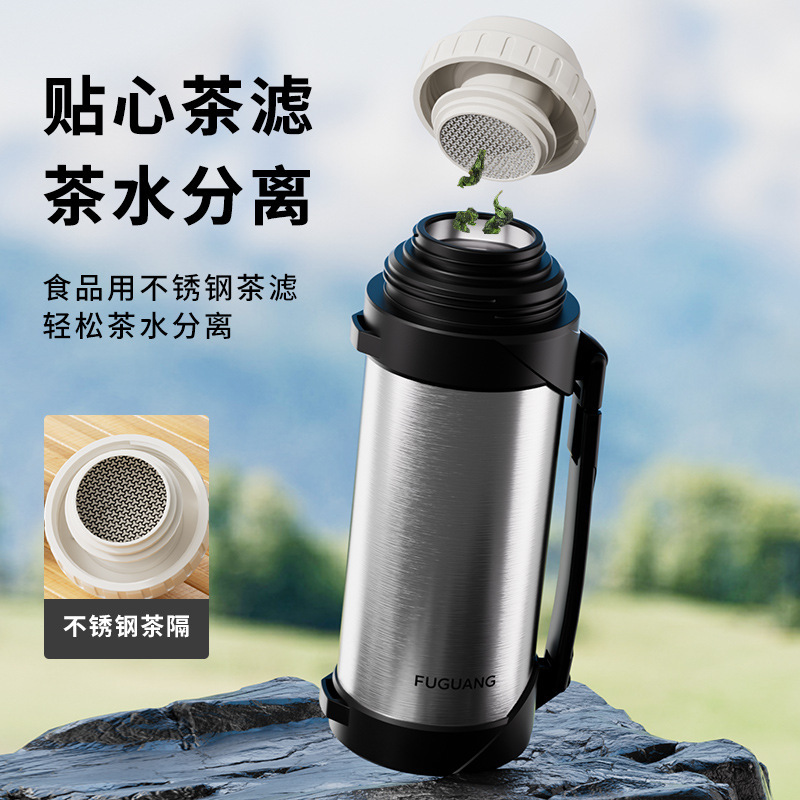 Fuguang herborera de aislamiento térmico de gran capacidad para hombres al aire libre herborera de viaje portátil para estudiantes dormitorio botella de agua caliente al por mayor compra de grupo