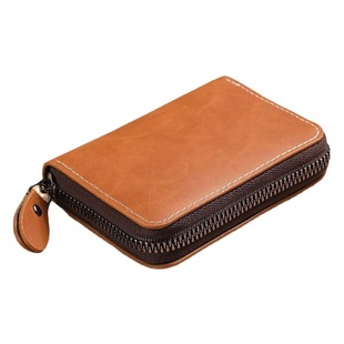 Popular Style Simple Card Bag Soft Leather Men's Large Capacity Multi-Card Position Organ Card Bag Ultra-Thin Driver's License Card Holder Card Holder
