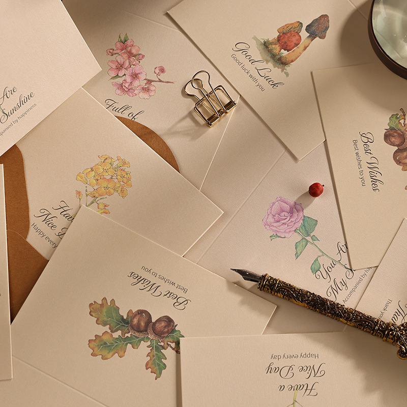Retro postcard, high quality cards, DIY, Birthday gift 3