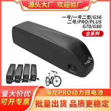 厂家批发海龙PRO 36V17AH电单车助力车锂电池48V ebike外挂电池盒