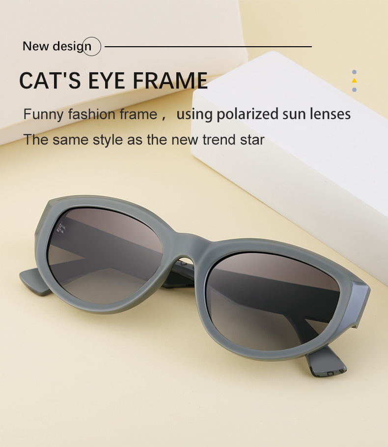 Gafas de sol mujer cat eye polarizadas con protección uv_voghion.com