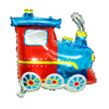 Cartoon train, children's balloon, evening dress for boys, decorations, layout, props, new collection