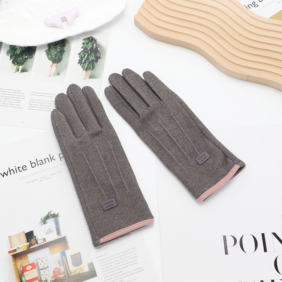 여성용 컬러 매칭 라벨 3줄 그레이