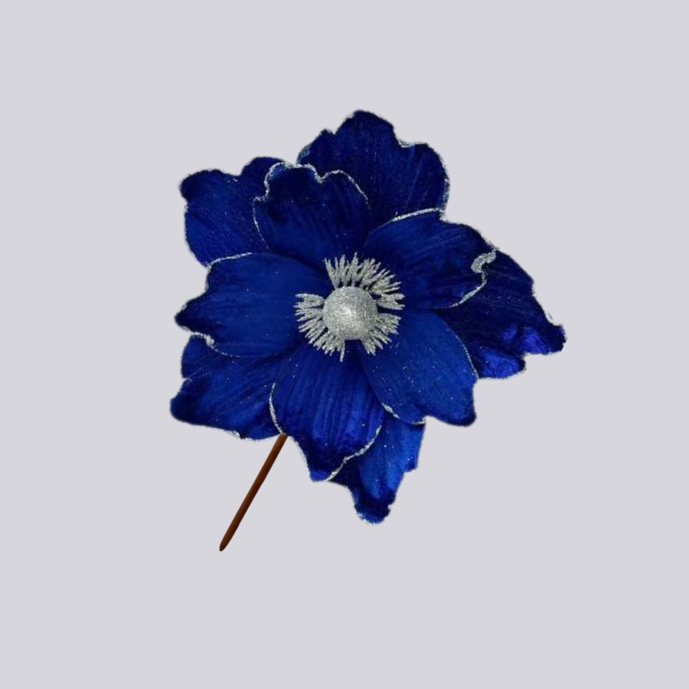 Flores artificiales de Navidad Decoraciones navideñas Flores decorativas Creativas Pequeñas decoraciones Colgante Escena Diy Decoración Estilo ins