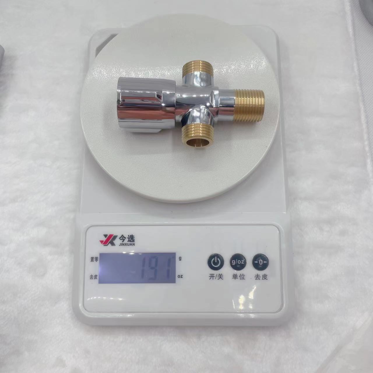 双用铜、304不锈钢三角阀家用冷热角阀一进二出三通热水器止水阀