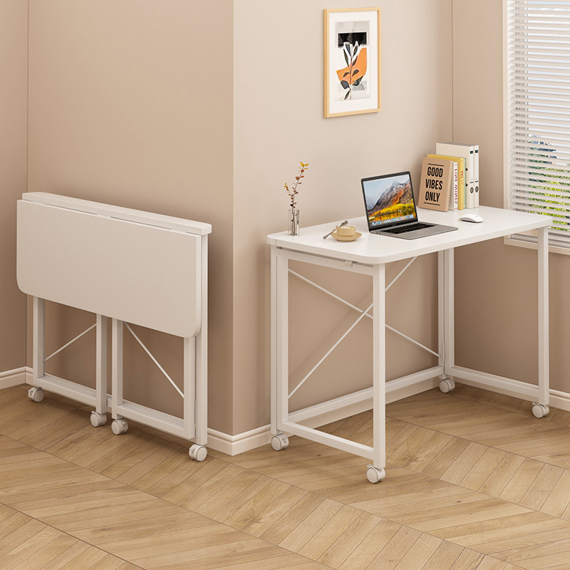 Mobile Home Folding Small Table Bedroom Study Table Desk Student Simple Writing Desk Computer Table Bedside