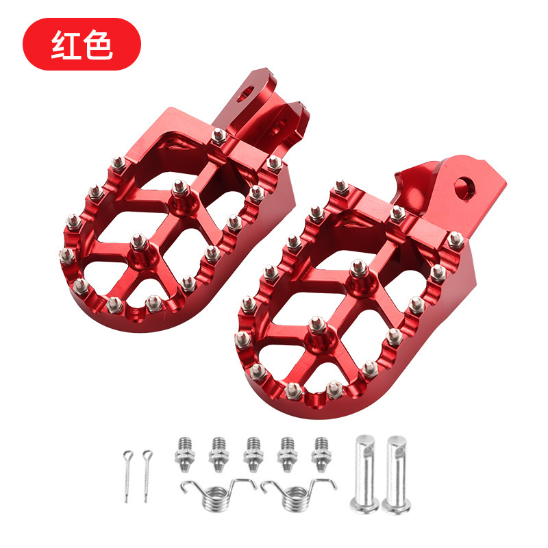 越野摩托车CNC铝合金脚踏板 Surron虬龙轻蜂电动车CRF150/250脚蹬|undefined