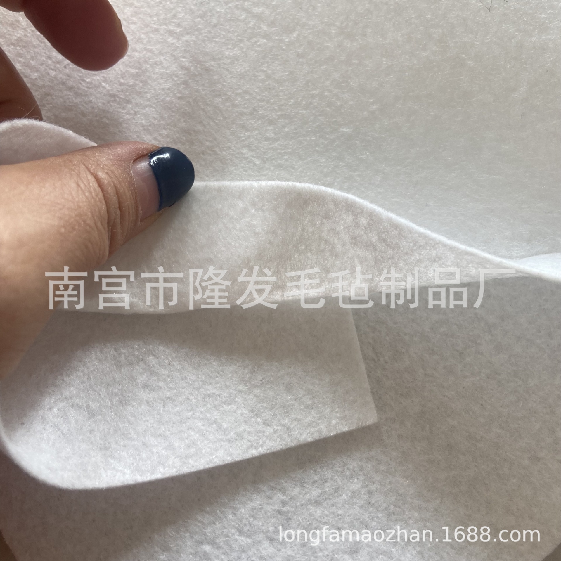烫光针扎棉 针棉服装手套用灰色针刺棉 家居用不织布针扎棉白色