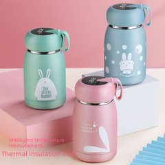 304 Stainless Steel Creative Rabbit Insulated Cup Cute Unisex Student Water Bottle Vacuum Stainless Steel Portable Large Bell Shaped Cup