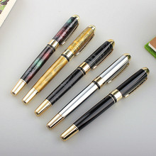 金豪250系列金属商务办公广告礼品笔精致美工弯尖练字书法钢笔