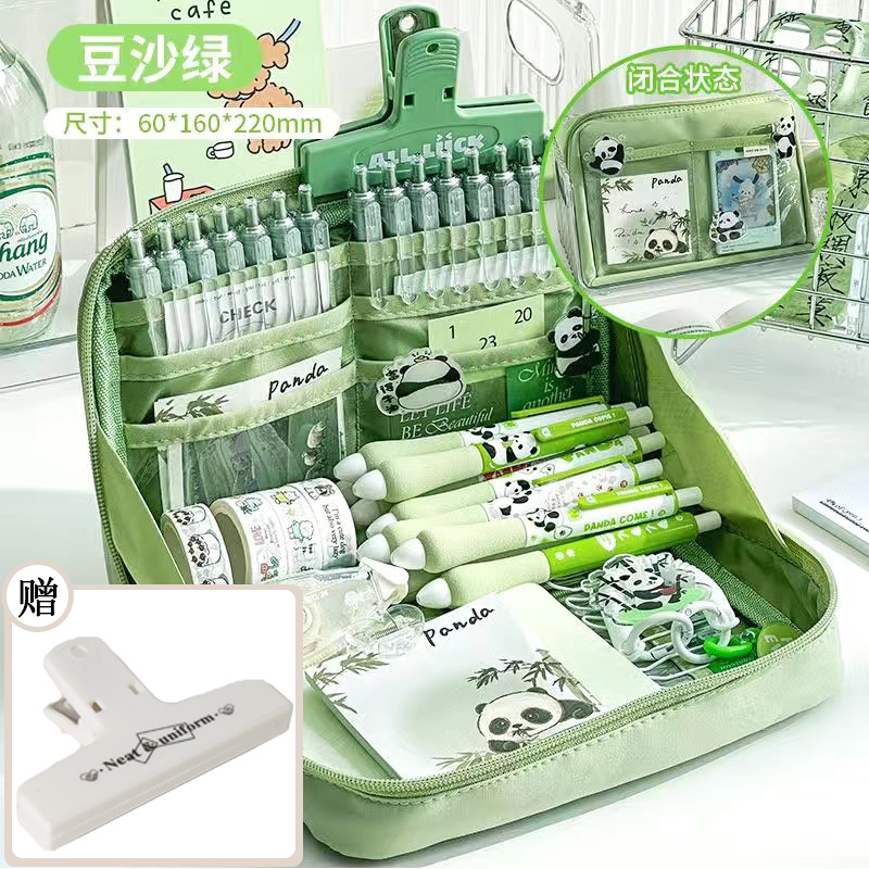 Nueva caja de lápices de gran capacidad de 12 capas de alto aspecto dopamina chica papelería caja de lápiz de almacenamiento de estudiantes de secundaria