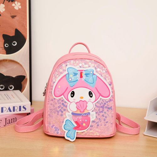 Girls' Children Trendy Cute Fashion Dual-Shoulder Backpack Travel Outdoor Coin Backpack Kindergarten Small Schoolbag