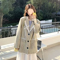 Эксклюзивный, уникальный и красивый женский пиджак, новая дизайнерская коллекция весна 2025, нишевый повседневный костюмный топ