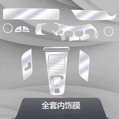 Car interior film | surface transparent TPU protective film - 20-23-models-complete-interior-set-configuration-details-required
