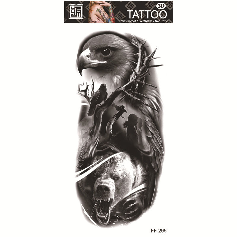 Tatuajes Temporales Impermeables de Papel de Transferencia al Agua para Cuerpo Entero image 101
