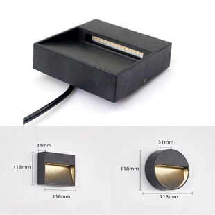 Outdoor Stair Waterproof Light Night Light Wall Light Foot Light Step Cinema Step Light Induction Corner Light Open-mounted led