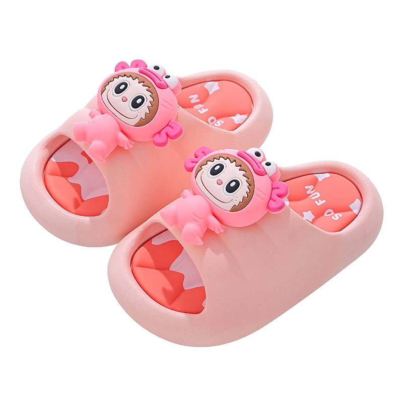 Zapatillas de verano para niños, niños y niñas, baño antideslizante con base suave, padres e hijos, niños, niños, zapatillas de playa