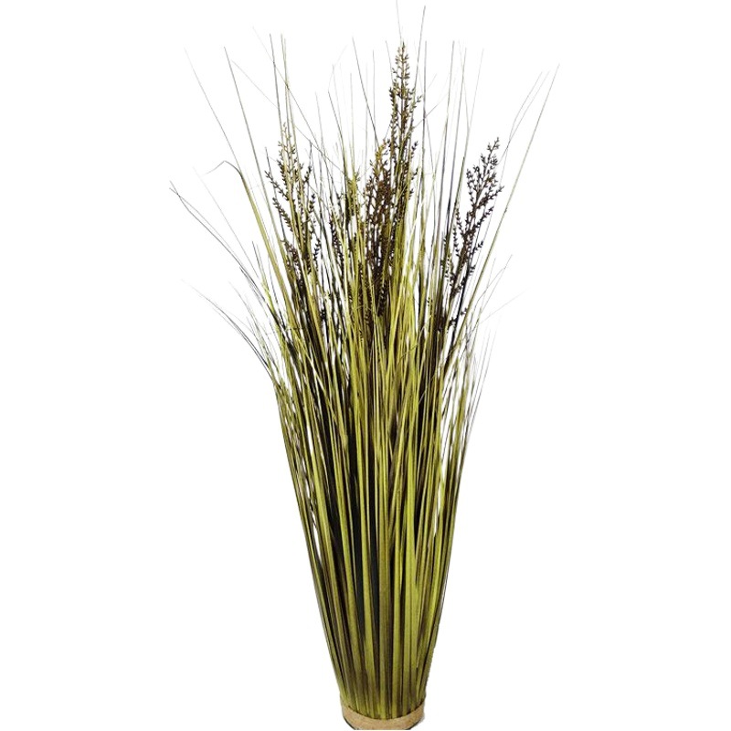 En stock Reed al por mayor simulación dogtail en maceta grande flor seca cattail hierba piso Decoración