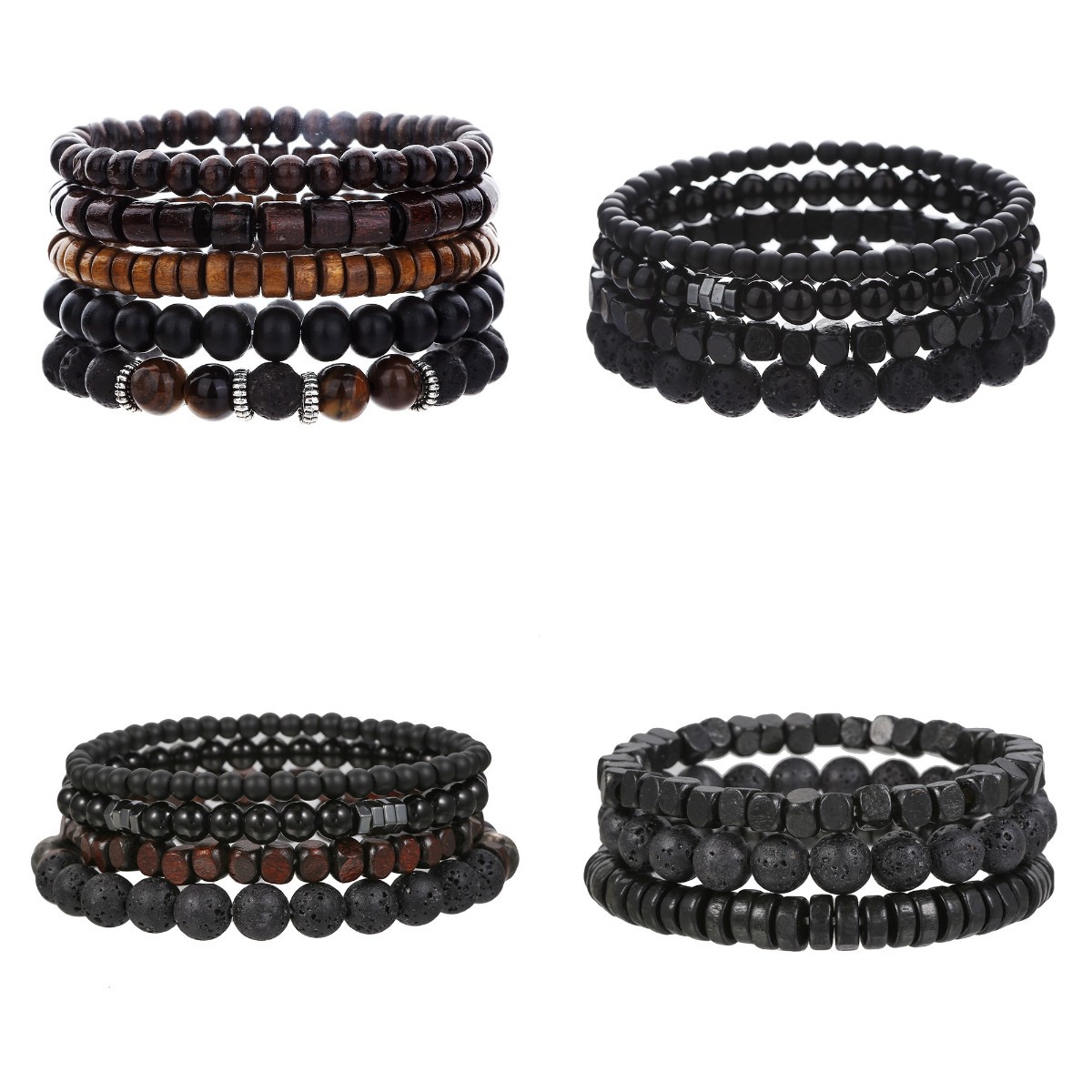 retro elastic woven set handmade