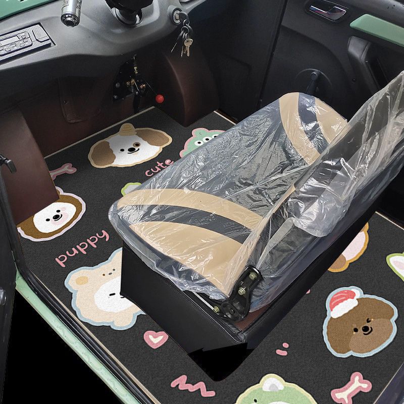 Suitable for Electric Tricycles and Four-Wheel Vehicles, Universal Wear-Resistant and Dirt-Resistant Thickened Mats That Absorb Water and Are Easy to Dry