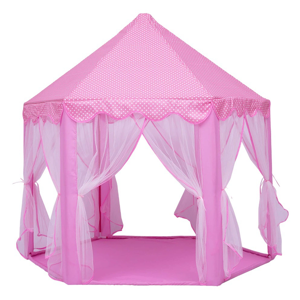 Шестиугольная детская палатка, игровой домик, игрушка для мальчиков и девочек, для сна в помещении, безопасная игра, антимоскитная Милая палатка