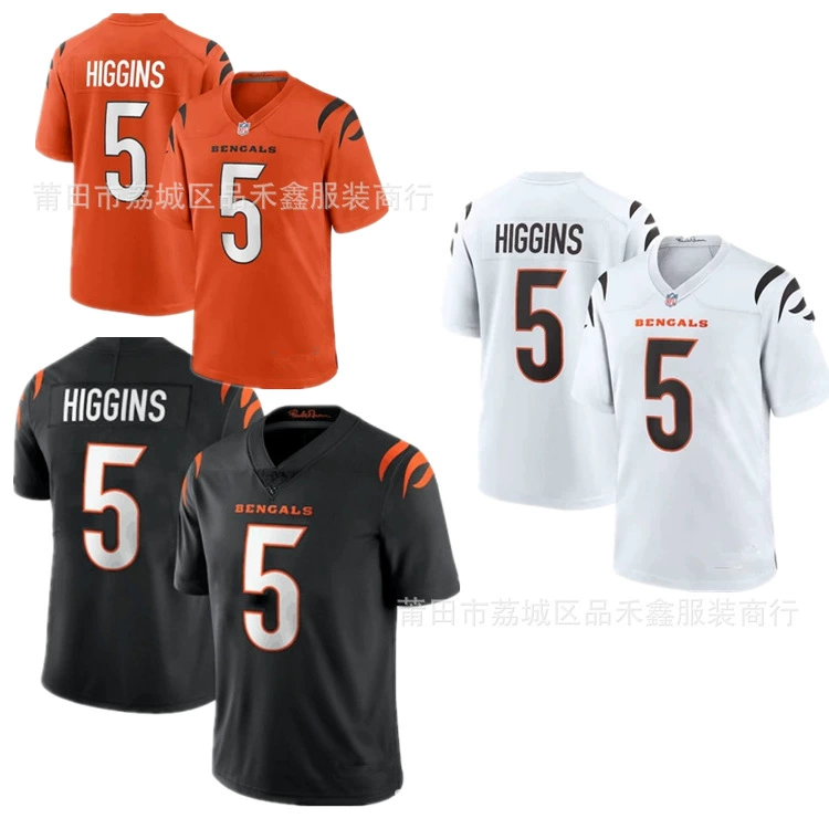 НФЛ Цинциннати Тигры Cincinnati Bengals Оливковый костюм № 5 Tee Higgins
