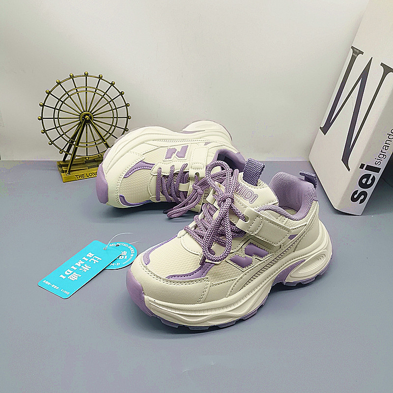 Bimidi cuero 2025 zapatos de correr nuevos zapatos de correr de otoño zapatos de niños zapatos de niños zapatos deportivos de niños mayores zapatos de padres estudiantes