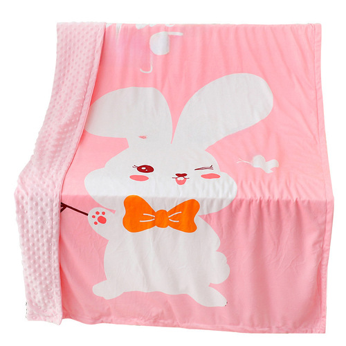 Longli Towel Factory Exclusive Supply Autumn/Winter Bean Bag Blanket Type A Autumn/Winter Newborn Baby Soothing Nap Blanket Wholesale