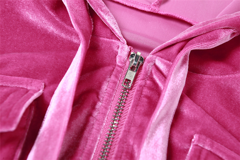 Fall Women Clothing Personalized Hooded Pocket Cardigan Short High Waist Casual Skirt Set 10 Fall Women Clothing Personalized Hooded Pocket Cardigan Short High Waist Casual Skirt Set