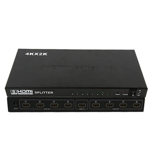 Cross-border HDMI distributor one point eight 4K series HDMI one in eight out TV store monitoring multi-screen display