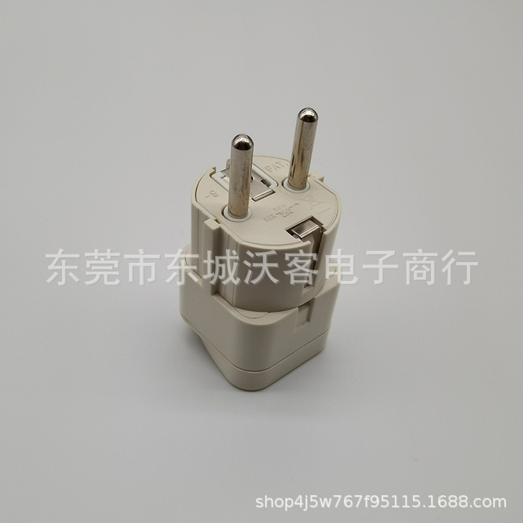 稳不落转换插座 全球通转换插座 两圆转换插座 欧标欧式转换插座
