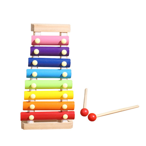 Wooden Octagonal Xylophone Knocking Children's Toy Building Block Made Early Childhood Education Wooden Xylophone Percussion Instrument Manufacturer Wholesale
