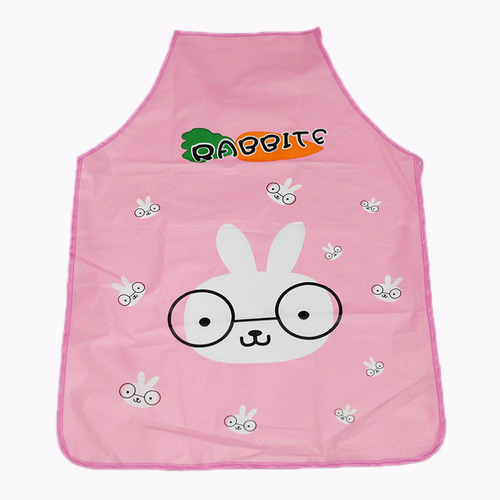 New Semi-Bodysuit Apron PVC Apron Cute Stain-Proof Sleeveless Apron Oilproof Waterproof Multiple Styles Available