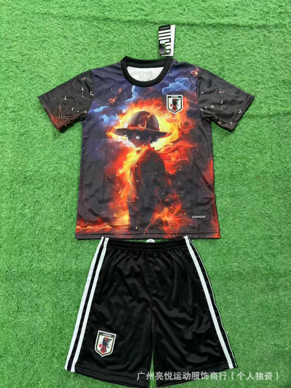 サッカーユニフォーム日本アニメワンピースドラゴンボールナルト超サイヤ人クレヨンしんちゃんシリーズ子供服|undefined