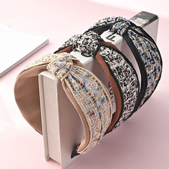 秋冬高顏值輕奢小香風發箍時尚氣質寬邊防掉壓發發箍發卡髮飾