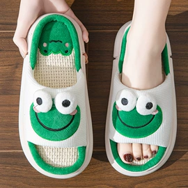 家居棉鞋;亚麻拖鞋;布艺拖鞋