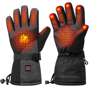 Heating gloves outdoor riding winter heating warm gloves cross-border wholesale graphene men's and women's ski gloves