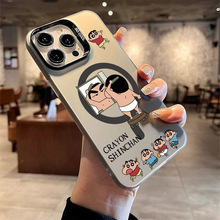 彩银imd磁吸手机套情侣苹果磁吸手机壳可爱个性苹果磁吸手机壳ins