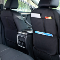 廠家直銷汽車座椅後背防踢墊車載後排放文件收納袋靠背防磨墊用品