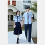 高中短袖情侣款夏季校服