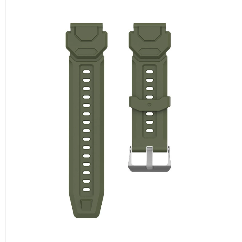 Cross -border T8 series C21C20PROC22C28C29 camouflage strap 22mm wide gray camouflage green fan camouflage strap