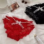 娇娇女仆 法式性感内裤少女新款性感蕾丝纯欲低腰三角裤