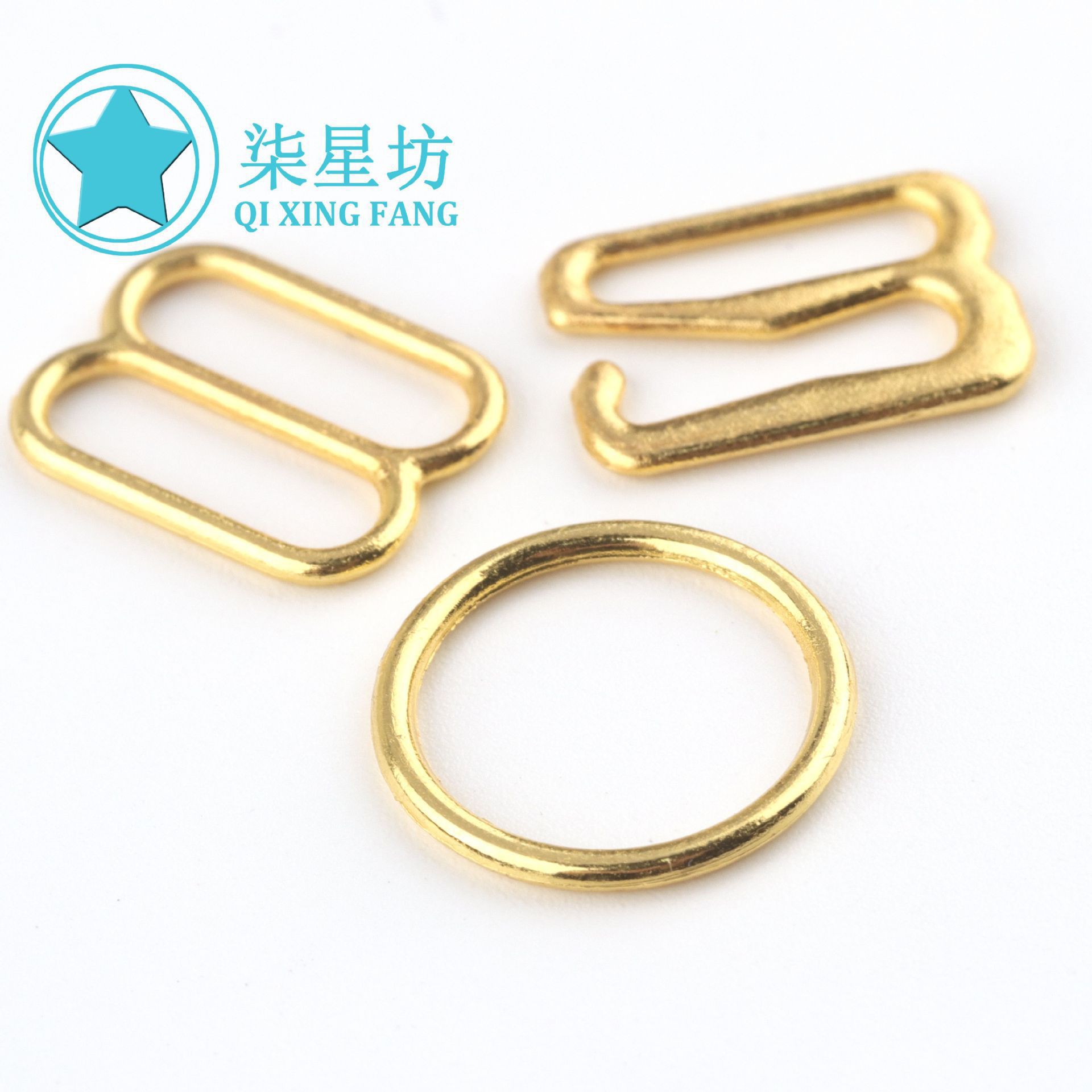 Color mayorista japonés en forma de O oro plata ajuste de botón de calcetín botón de boca de pato accesorios de ropa