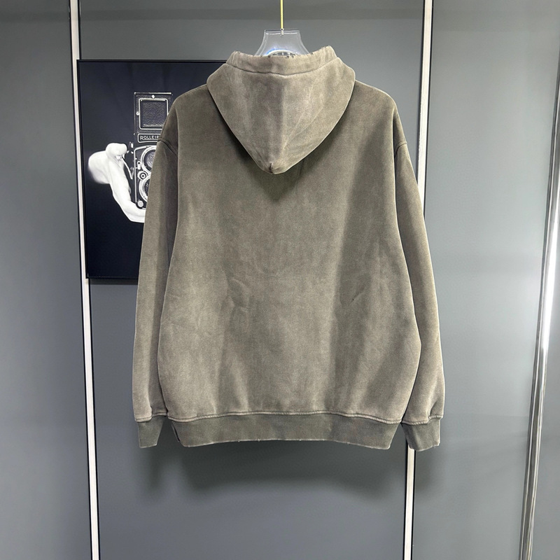 25fw高版本B家秋冬新款男女款情侣款东京铁塔细腻加厚帽衫羽绒服|undefined