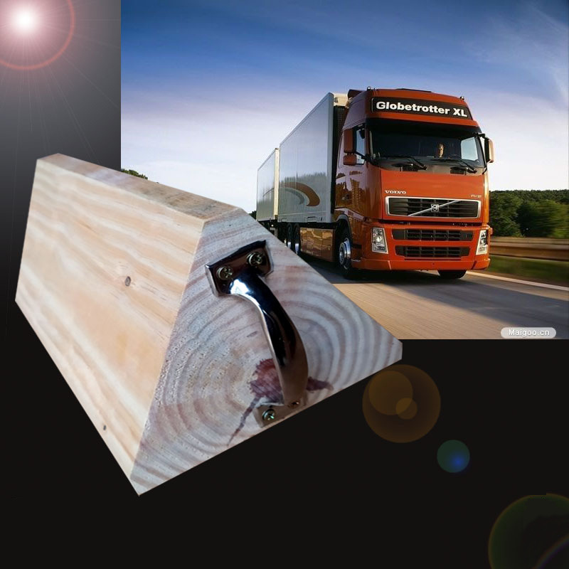 Large trucks Only retreat triangle woodiness automobile Block The car slipped Steep hill Stow customized