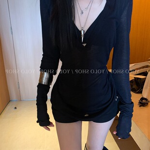 YOLO SHOP�� �e���Ĳá���ɫ��V΢͸�����L������Ů�ȴ�����
