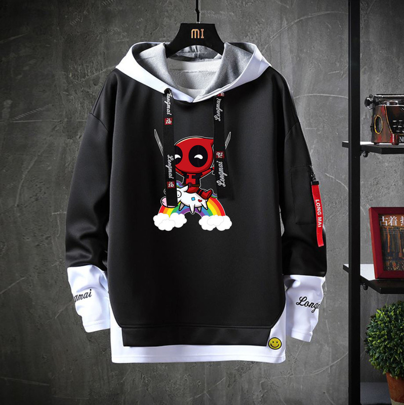 Cross-Border Anime Deadpool Student Hooded Sweatshirt Youth Clothing Jacket Hoodie Dropshipping