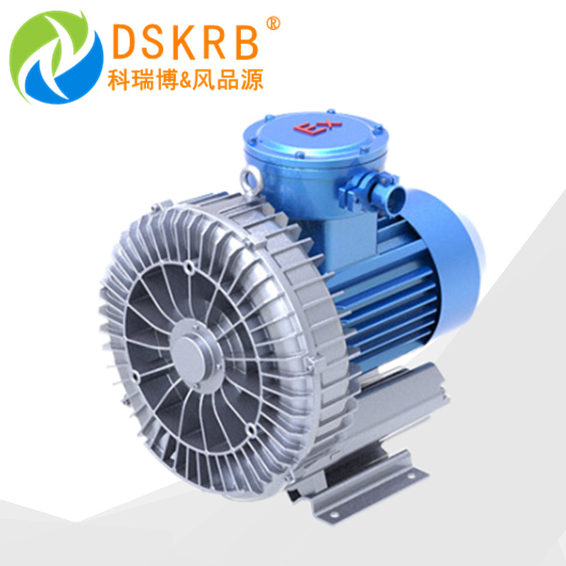 防爆漩涡气泵EXB-077 5.5kw石油运输易燃气体输送防爆鼓风机