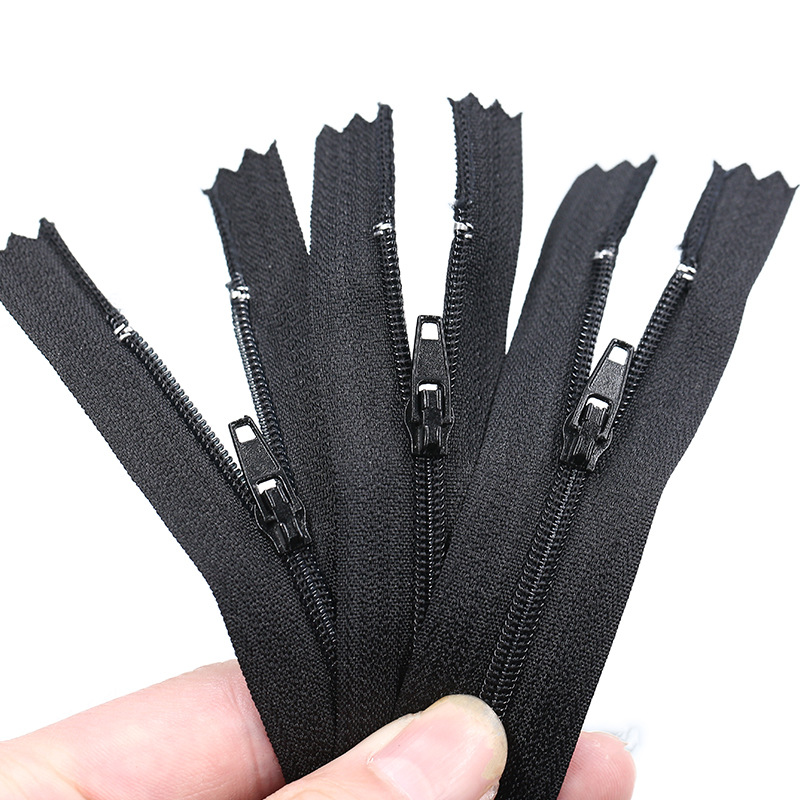 现货3号黑色尼龙闭尾拉链男女西裤休闲裤子工作服口袋拉锁批发