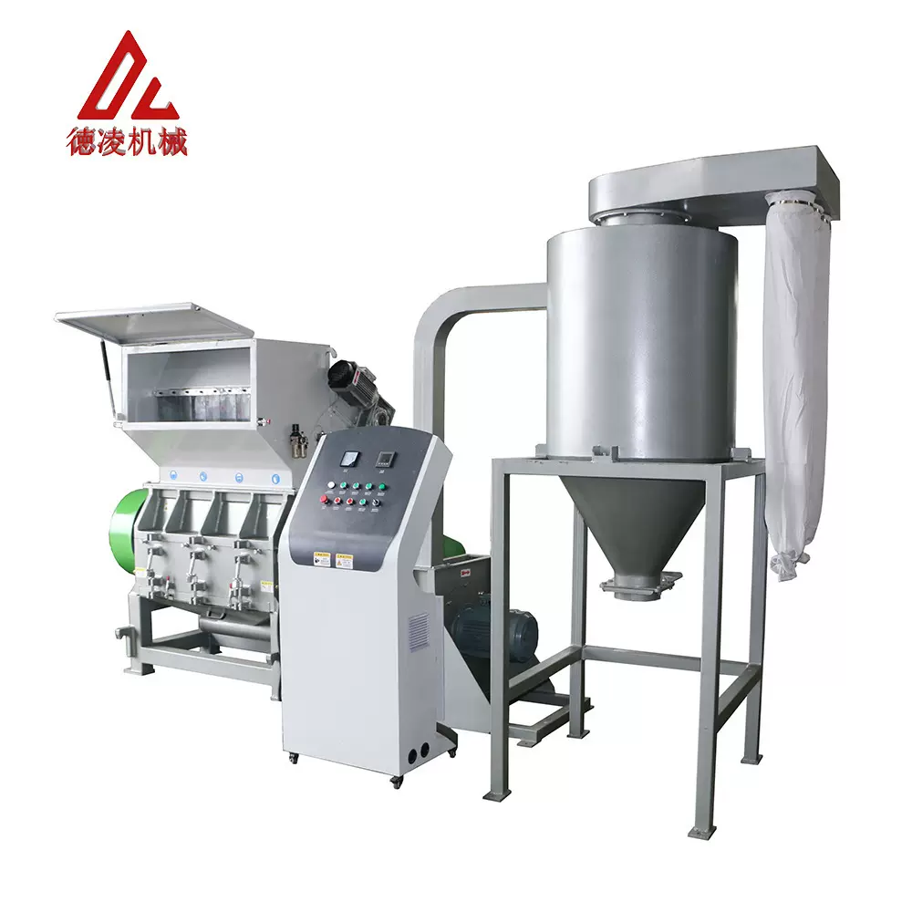 PC膜牵引破碎机 自动回收上料加强型塑料破碎机全自动高效